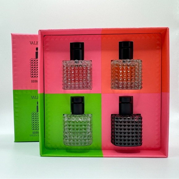 x4 Valentino Donna Born in Roma Splash Mini Coffret Set .2 oz - Picture 4 of 9